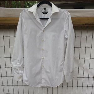 Van Heusen • Men’s Dress Shirt • 14.5 • Slim White